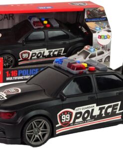 Policijos sportinis automobilis 1:16 su efektais