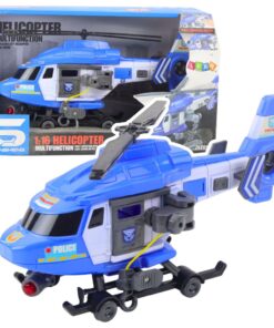 Policijos sraigtasparnis 1:16 su šviesomis