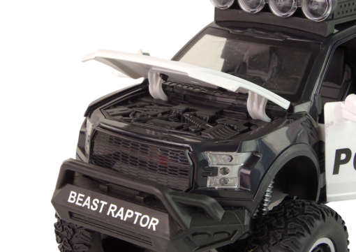 Policijos visureigis raptor juodas 1:14