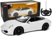 Porsche 911 Carrera S RASTAR 1:12 – baltas nuotolinio valdymo automobilis