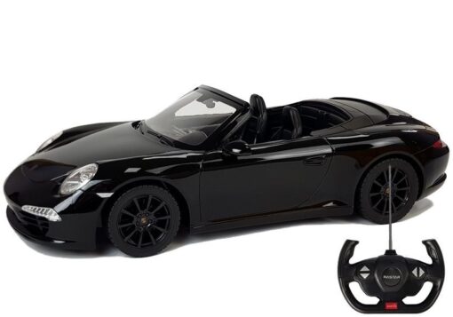 Porsche 911 Carrera S RASTAR 1:12 – juodas nuotolinio valdymo automobilis
