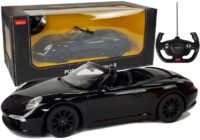 Porsche 911 Carrera S RASTAR 1:12 – juodas nuotolinio valdymo automobilis
