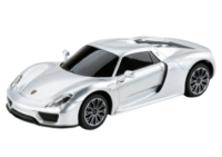Porsche 918 Spyder RC 1:24 sidabrinis sportinis automobilis