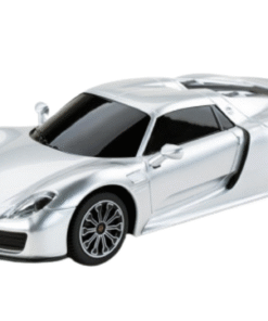 Porsche 918 Spyder RC 1:24 sidabrinis sportinis automobilis