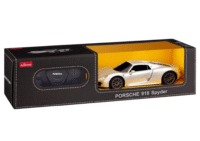Porsche 918 Spyder RC 1:24 sidabrinis sportinis automobilis