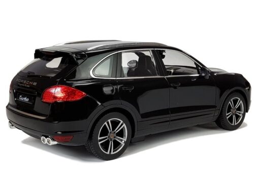 Porsche Cayenne Turbo RASTAR 1:14 – juodas nuotolinio valdymo automobilis (2.4G)