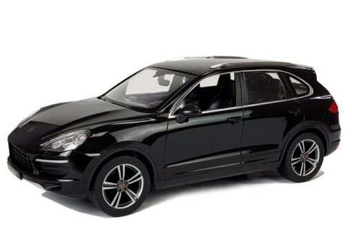 Porsche Cayenne Turbo RASTAR 1:14 – juodas nuotolinio valdymo automobilis (2.4G)