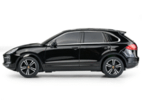 Porsche Cayenne Turbo RASTAR RC 1:24 juodas visureigis