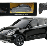 Porsche Cayenne Turbo RASTAR RC 1:24 juodas visureigis