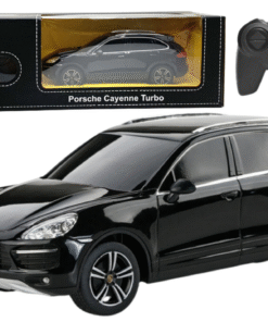 Porsche Cayenne Turbo RASTAR RC 1:24 juodas visureigis