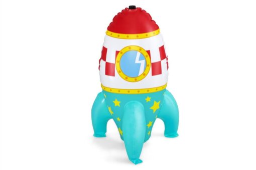Pripučiamas raketos fontanas vaikams