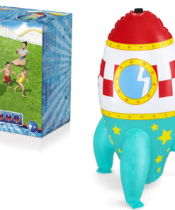 Pripučiamas raketos fontanas vaikams