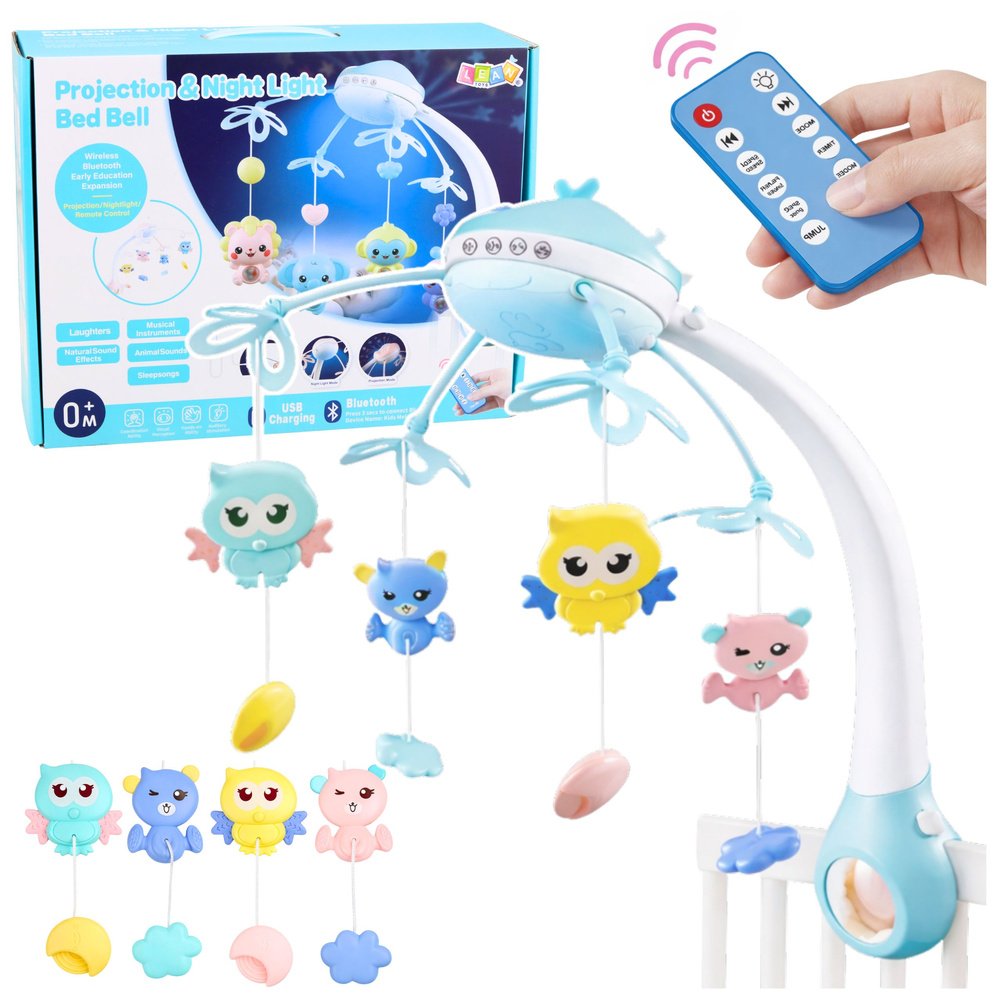 Projektorius muzikinė karuselė kūdikiui rožinė Projektorius muzikinė karuselė kūdikiui rožinė