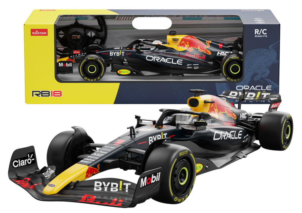 RASTAR 1:12 Red Bull RB18 F1 &ndash; puldiga juhitav v&otilde;idus&otilde;iduauto