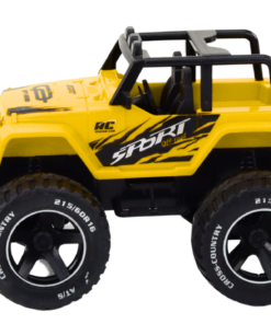 RC bekelės automobilis 1:18 geltonas