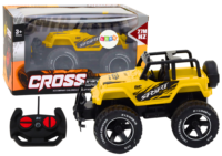 RC bekelės automobilis 1:18 geltonas