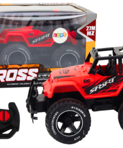 RC bekelės automobilis 1:18 raudonas