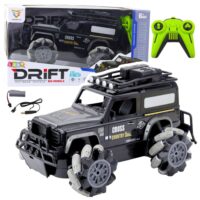 RC bekelės automobilis su nuotolinio valdymo pultu
