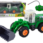 RC ekskavatorius krautuvas 1:20 žalias