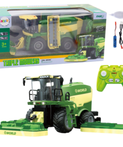 RC kombainas su žoliapjovėmis 1:24
