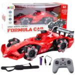 RC lenktyninis automobilis su dūmų efektu