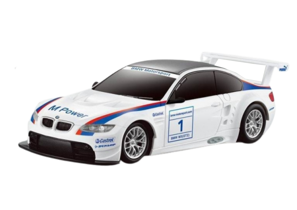 Kauboijuhtimisega sportauto 1:24 &ndash; BMW M3 GT2, valge
