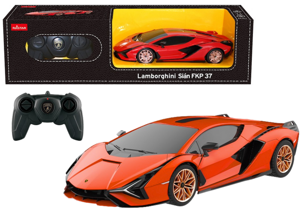 RC sportauto 1:24 &ndash; Rastar Lamborghini Sian, oranž