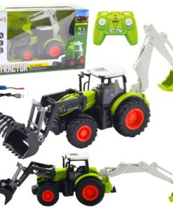 RC traktorius 2in1 su kaušu 1:24