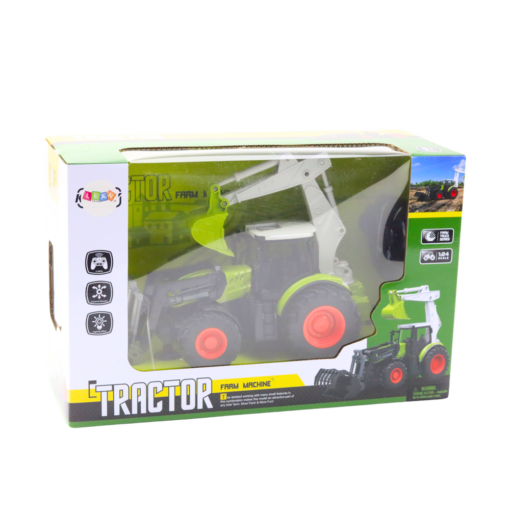 RC traktorius 2in1 su kaušu 1:24