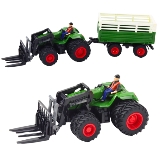 RC traktorius su priekaba 1:24