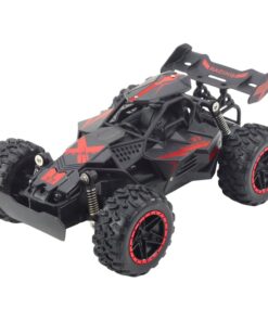 Raudonas 1:18 mastelio RC bekelės automobilis – iki 20 km/h
