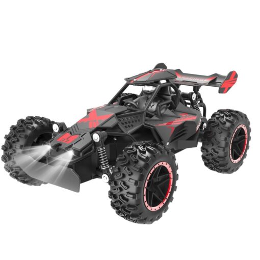 Raudonas 1:18 mastelio RC bekelės automobilis – iki 20 km/h