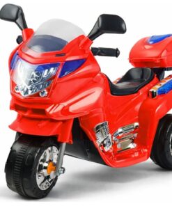 Raudonas vaikiškas elektrinis motociklas HC8051