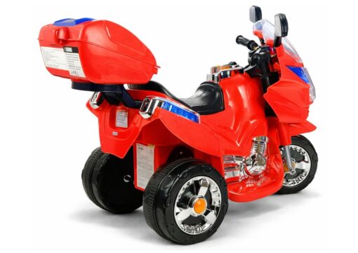 Raudonas vaikiškas elektrinis motociklas HC8051