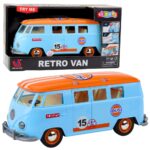 Retro mikroautobusas su šviesomis 26 cm