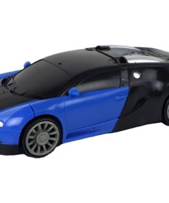 Robotas automobilis mėlynas 2in1