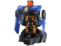 Robotas automobilis mėlynas 2in1