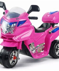 Rožinis vaikiškas elektrinis motociklas HC8051