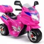 Rožinis vaikiškas elektrinis motociklas HC8051
