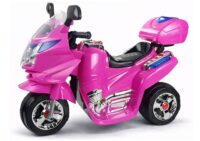 Rožinis vaikiškas elektrinis motociklas HC8051