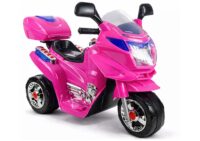 Rožinis vaikiškas elektrinis motociklas HC8051