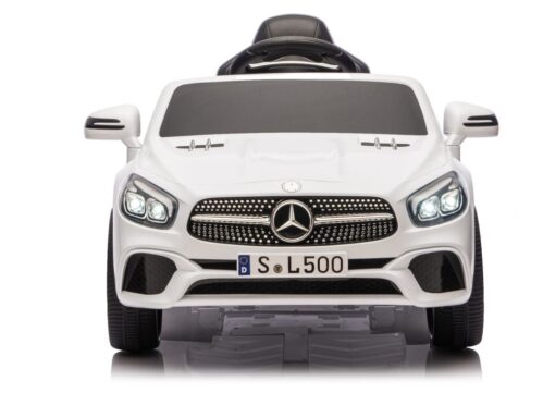 S506 baltas elektromobilis vaikams – Mercedes SL500