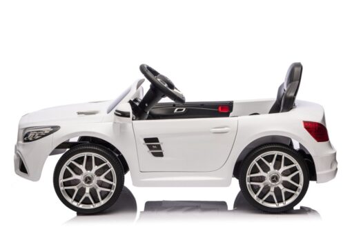 S506 baltas elektromobilis vaikams – Mercedes SL500