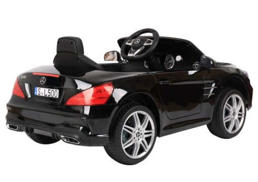 S506 juodas elektromobilis vaikams – Mercedes SL500