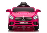 S506 rožinis elektromobilis vaikams – Mercedes SL500