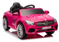 S506 rožinis elektromobilis vaikams – Mercedes SL500
