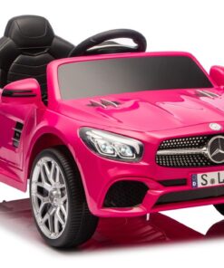 S506 rožinis elektromobilis vaikams – Mercedes SL500