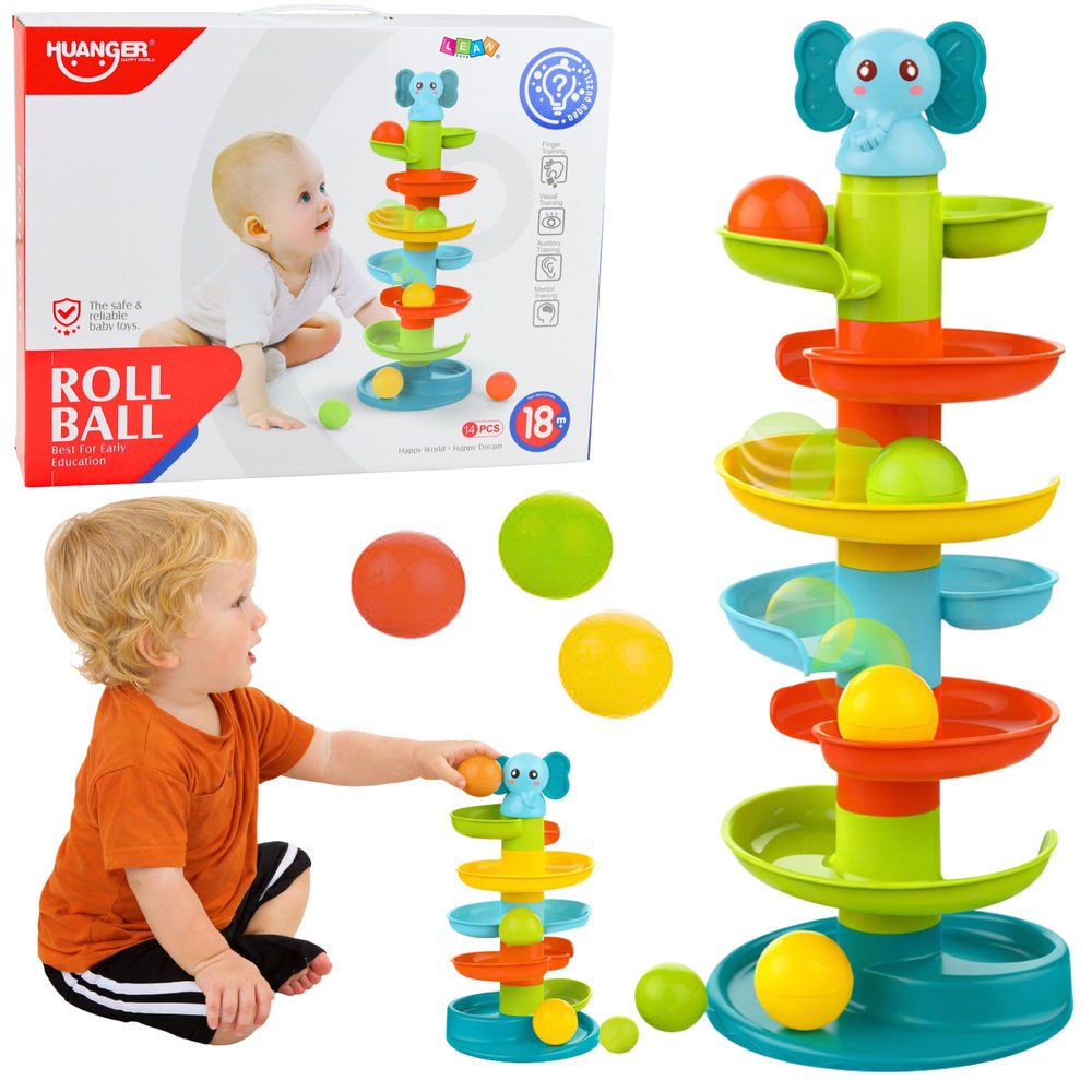 Sensorinė kamuoliukų bokšto trasa vaikams Sensorinė kamuoliukų bokšto trasa vaikams