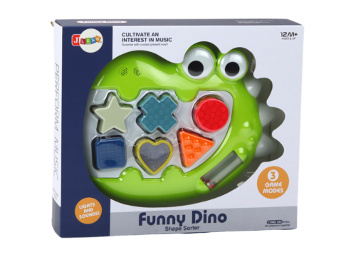 Sensorinis dinozauro rūšiuoklis melodijos