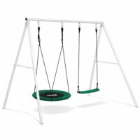 Sodo supynės su rėmu – gandro lizdas 80 cm + klasikinė sėdynė